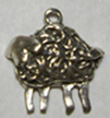 Sterling Standing Lamb Charm
